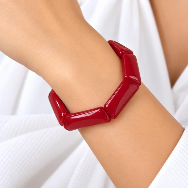 CHUNKY RECTANGULAR SEGMENT BRACELET