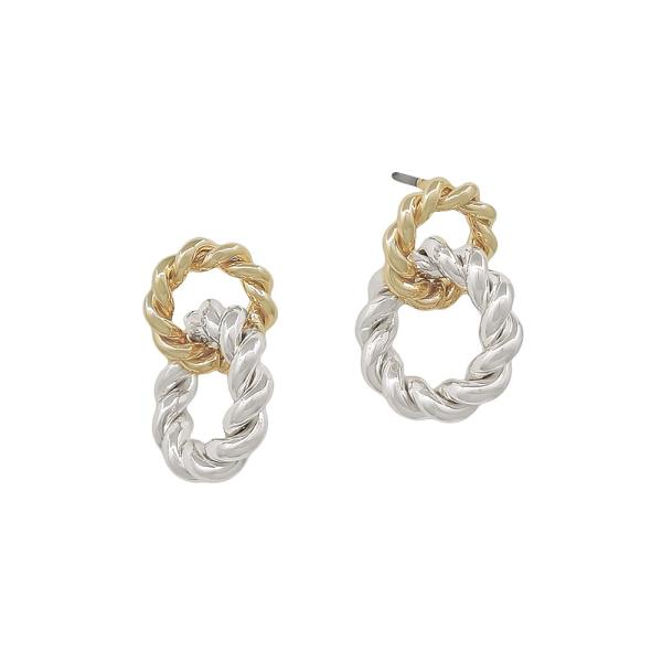 6mm Cubic Zirconia French Wire Earrings