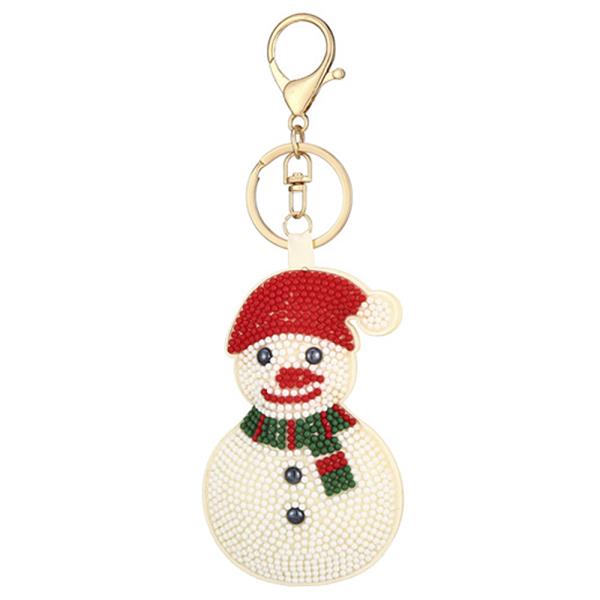 SNOWMAN CHRISTMAS KEYCHAIN