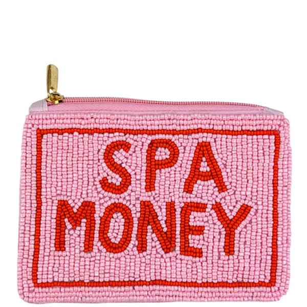 SEED BEAD SPA MONEY COIN PURSE BAG
