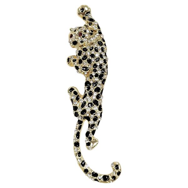 CHEETAH LEOPARD PIN BROOCH