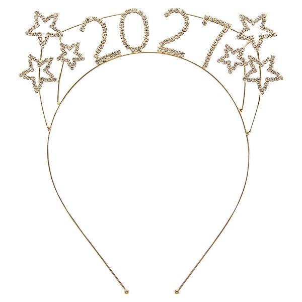 RHINESTONE 2027 STAR HEADBAND