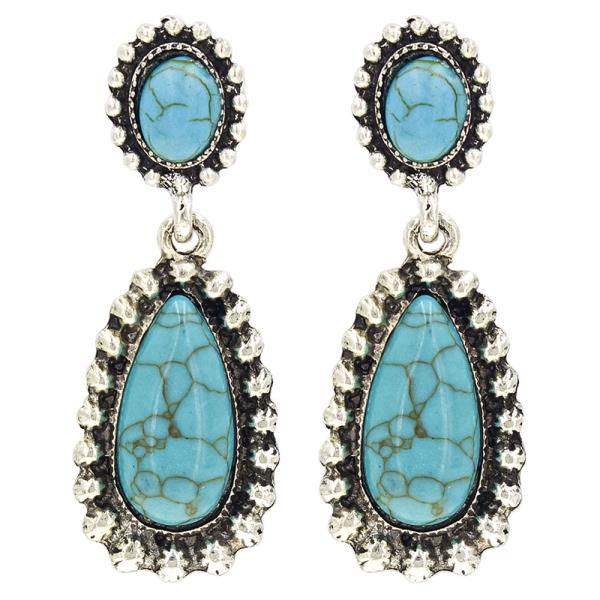TQ ELONGATED DROP EARRING