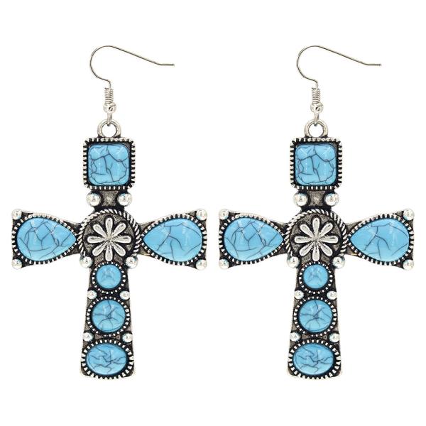 TQ BIG CROSS EARRING