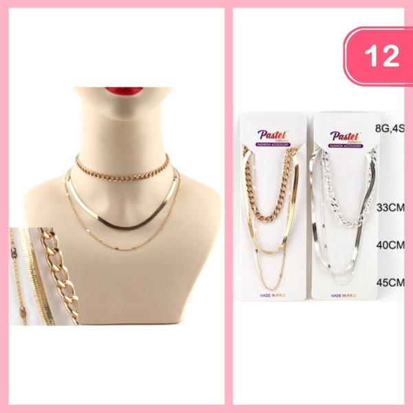 Layered Necklace (12 Units)
