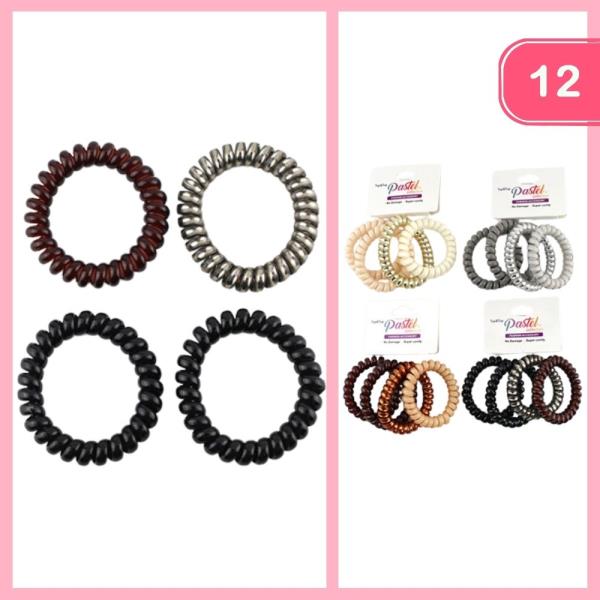 Spiral Hair Tie (12 Units)