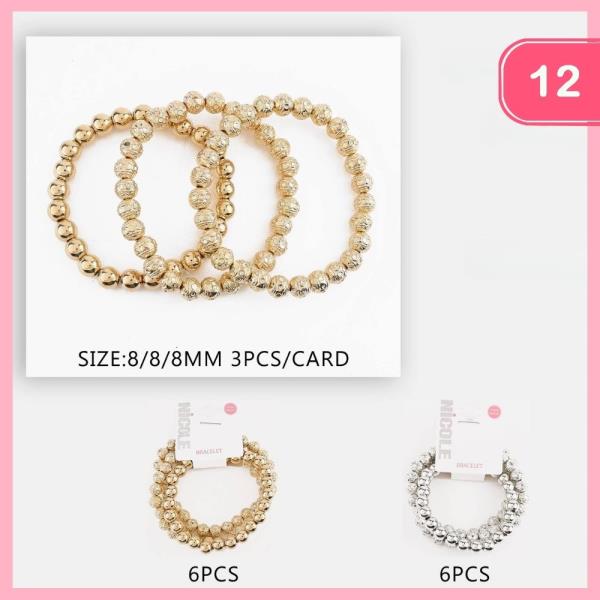 Beaded Stretch Bracelet (12 Units)