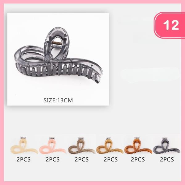 Hair Claw Clip (12 Units)