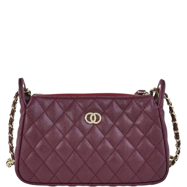 Quilted Design Crossbody Bag