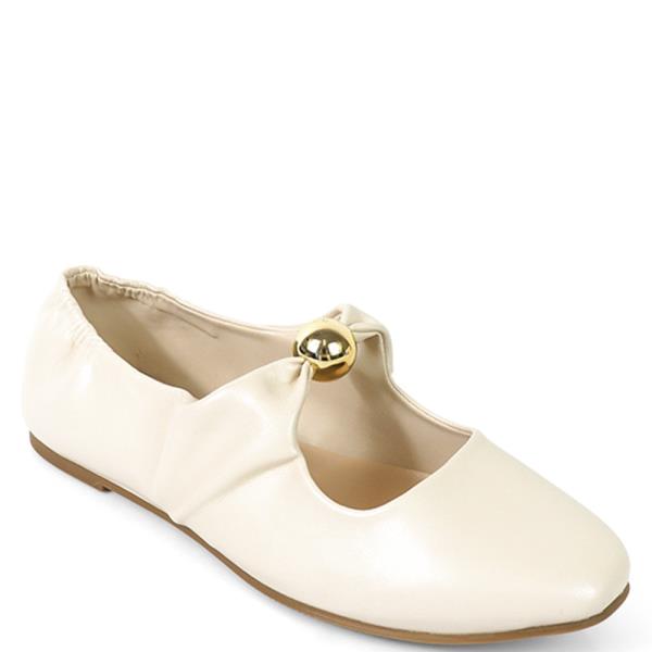 METAL ACCENT MARY JANE FLATS