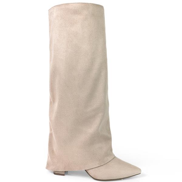 FOLD OVER HEEL BOOTS