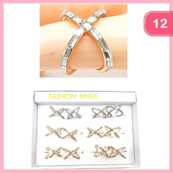 X Designed Ring (12 Units)