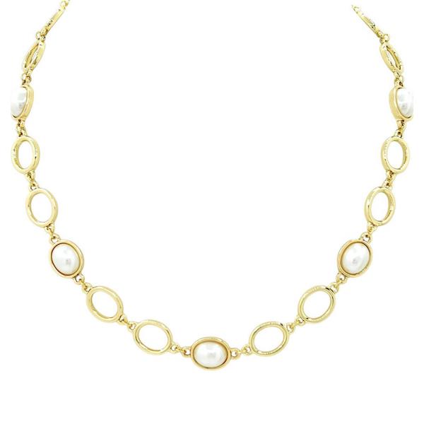 Pearl in Link Necklace