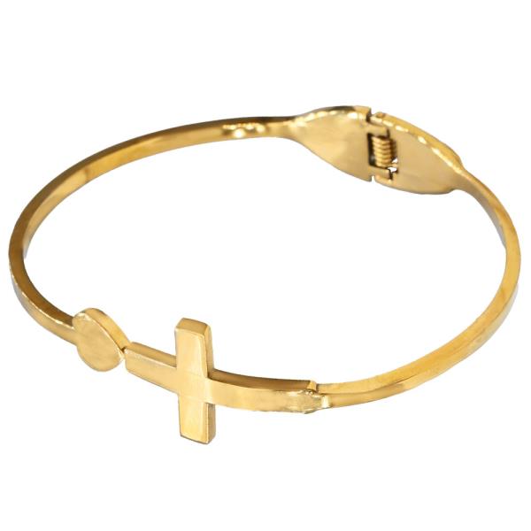 CROSS STAINLESS STEEL BRACELET