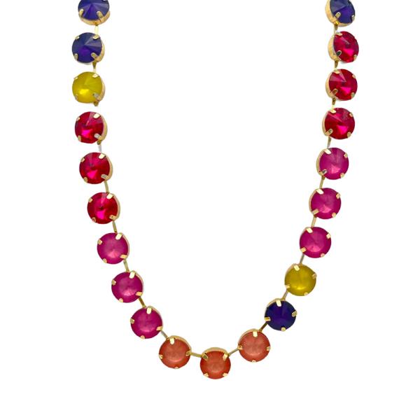 14mm Multi Color Neon Necklace