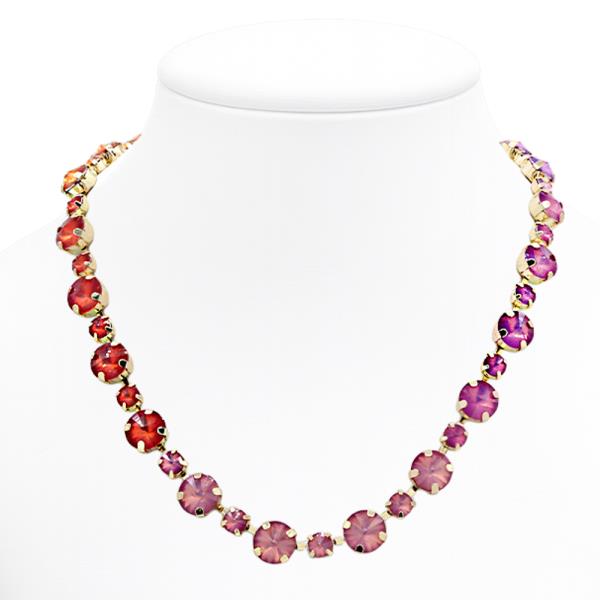MULTI STONE COLOR NECKLACE