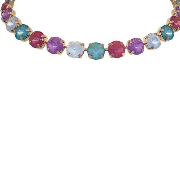 MULTI COLORED STONE NECKLACE