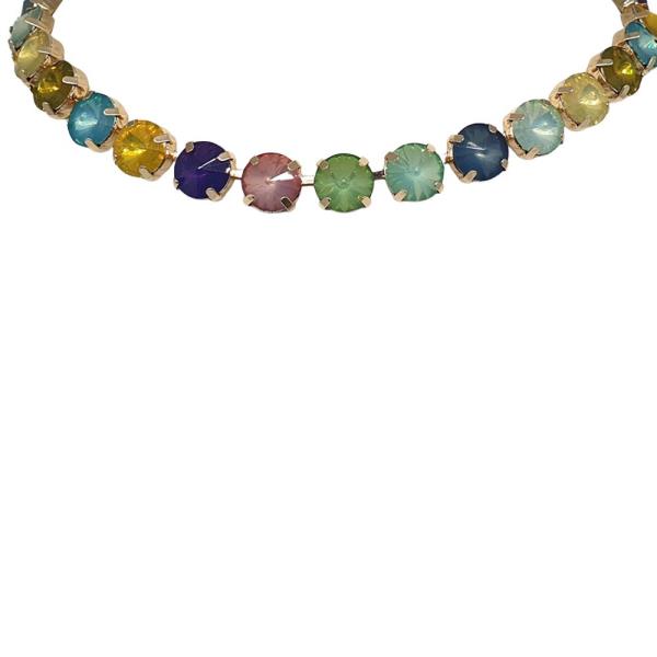 MULTI COLOR STONE NECKLACE