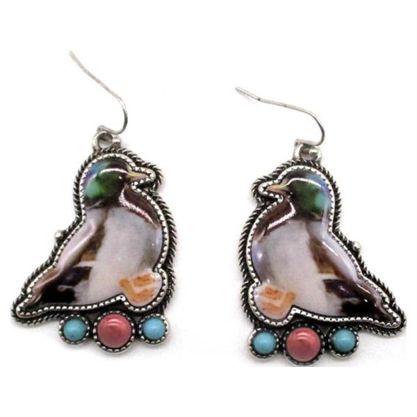 WESTERN DUCK HUNTING THEME EARRING