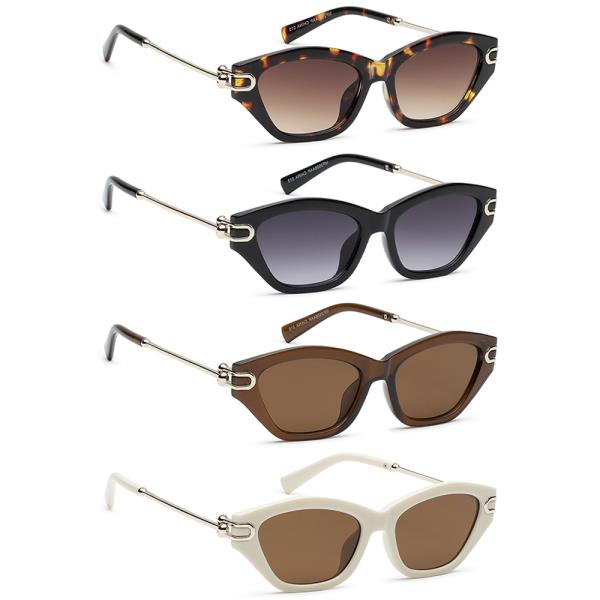 BOLD DESIGN CAT EYE SUNGLASSES 1DZ