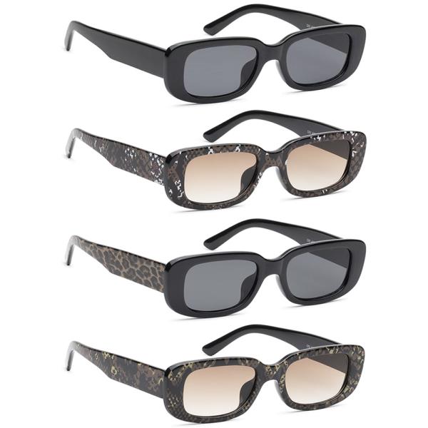 RETRO STYLE RECTANGLE SUNGLASSES 1DZ