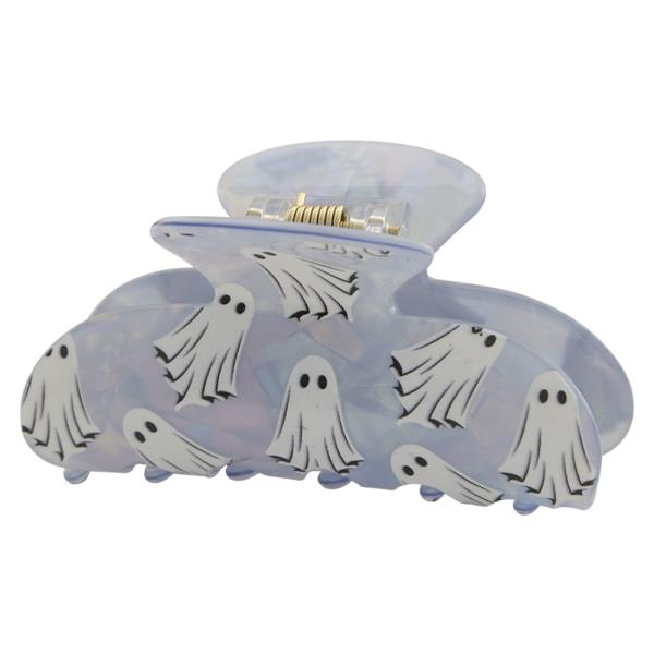 SPOOKY GHOST HAIR CLAW CLIP