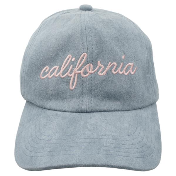 CALIFORNIA SCRIPT MICROSUEDE CAP