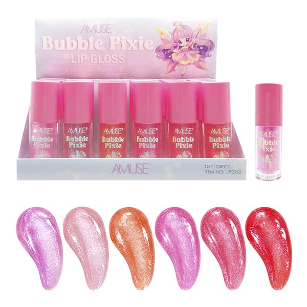 AMUSE BUBBLE PIXIE LIP GLOSS (24 UNITS)