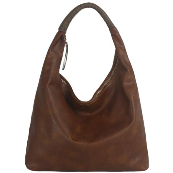 SMOOTH SHOULDER HOBO BAG