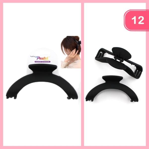 Curved Hair Claw Clip (12 Units)