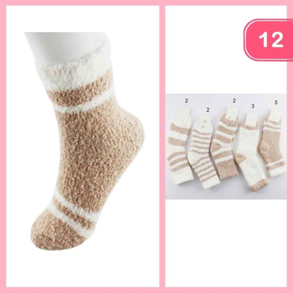 Warm Fuzzy Socks (12 Units)
