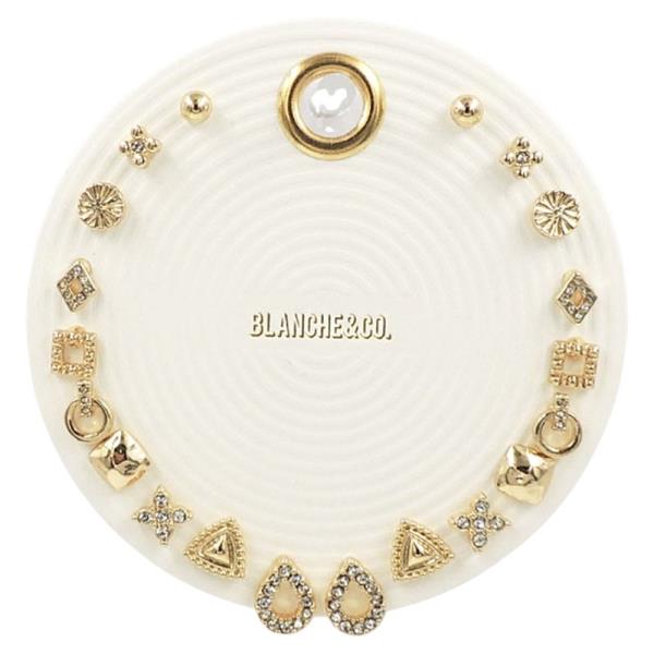 10PRS TEARDROP  EARRING SET
