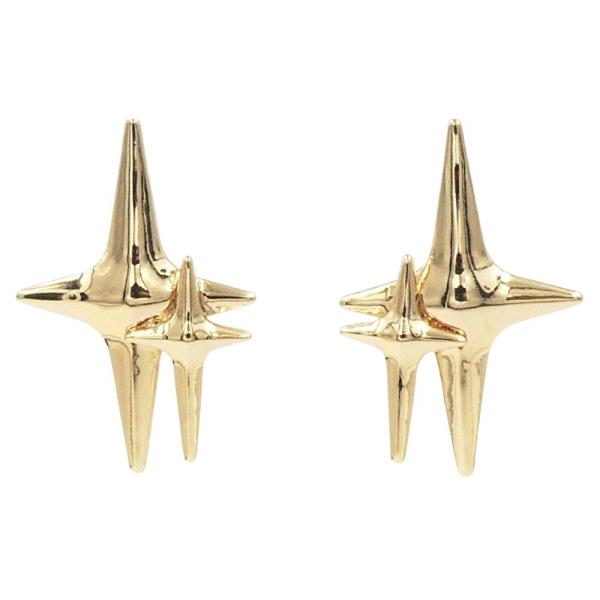 STAR CROSS STUD EARRING