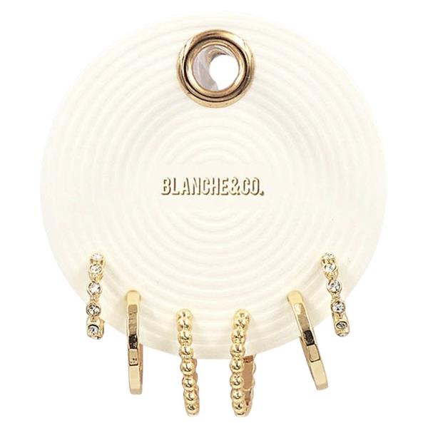 TEXTURE HOOP EARRING SET