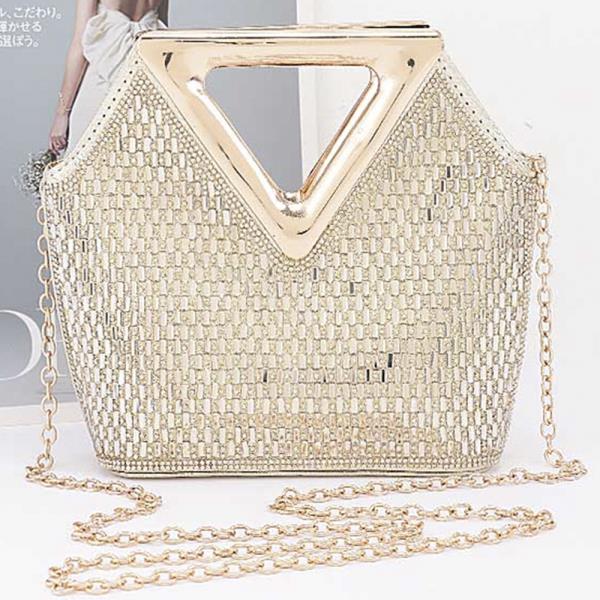 RHINESTONE PARTY EVENING CROSSBODY BAG