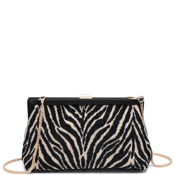 ZEBRA SAMIRA EVENING BAG