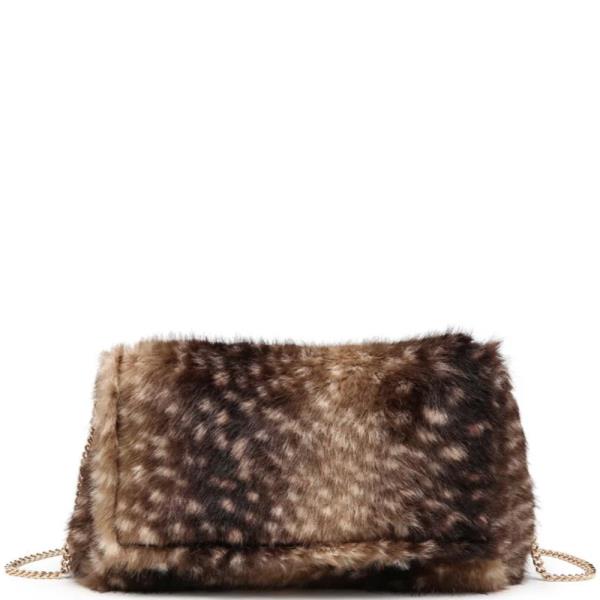 RHIANNA FUR CROSSBODY BAG