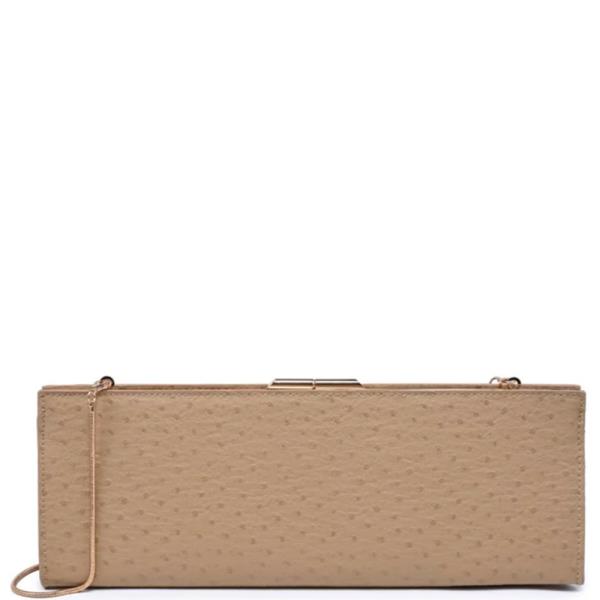 Ostrich Nazlee Evening Clutch