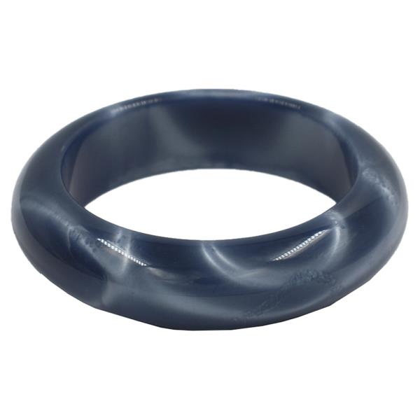 Marbled Rounded Bangle Bracelet