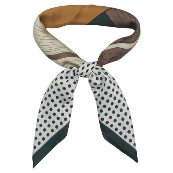 POLKA DOT MODERN GEOMETRIC POLKA DOT SCARF