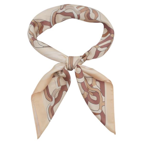 CHAIN FLORAL PRINT SCARF