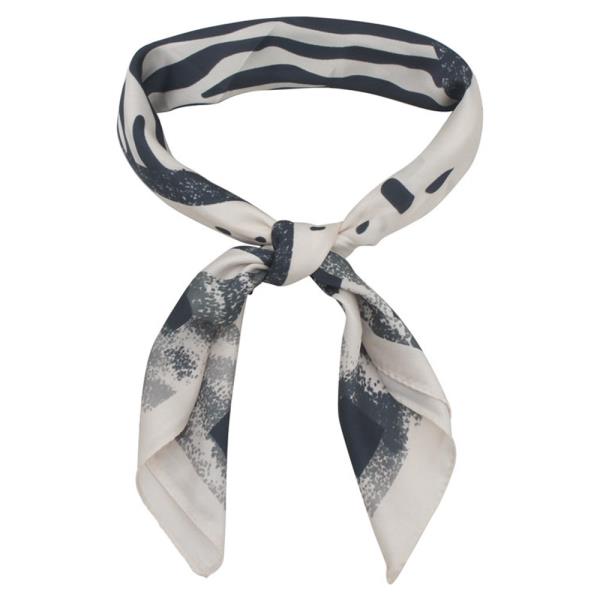 ZEBRA PRINT SQUARE SCARF
