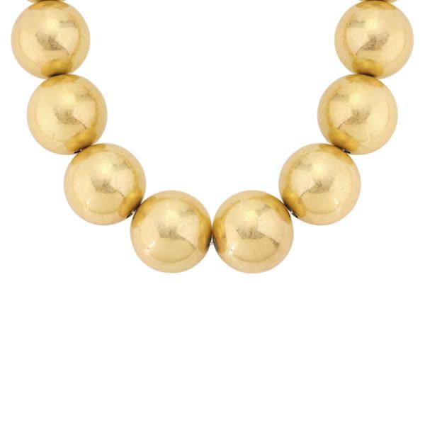 METAL 25MM BALL NECKLACE
