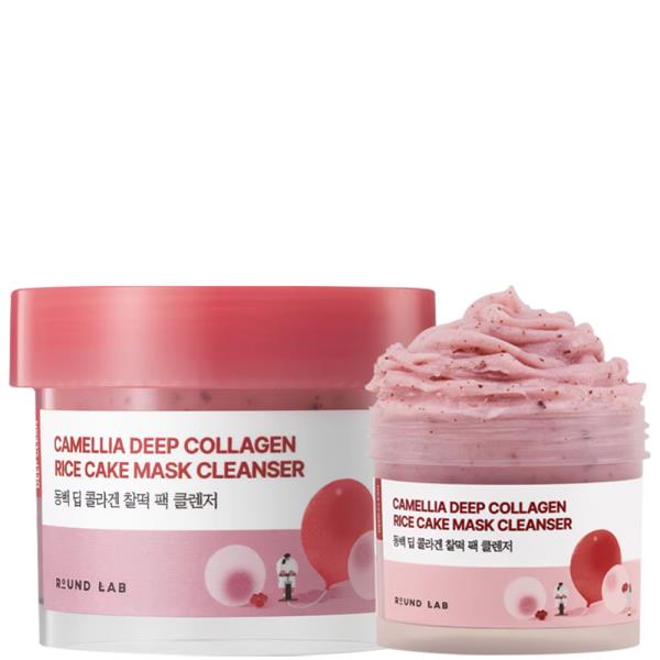 ROUND LAB CAMELLIA DEEP COLLAGEN RICE CAKE MASK CLEANSER