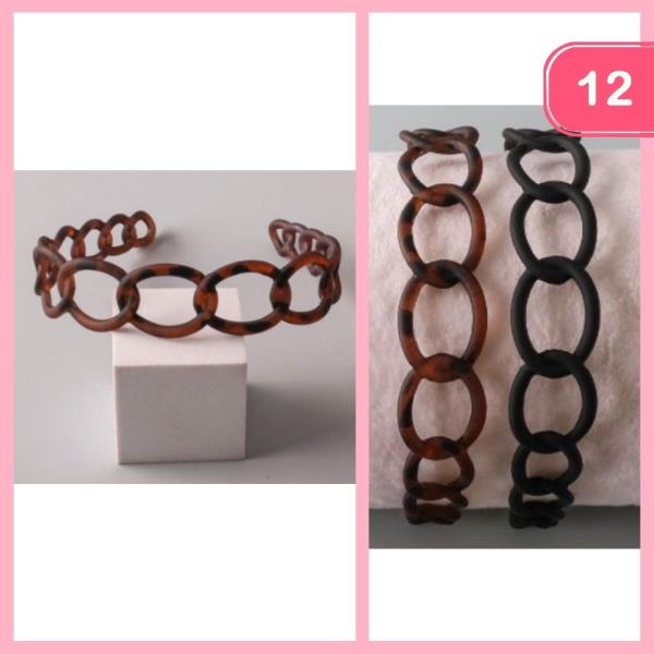 TORT CHAIN LINK HEADBAND (12 UNITS)