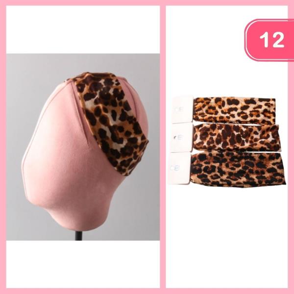 CHEETAH CAMO HEADWRAP (12 UNITS)