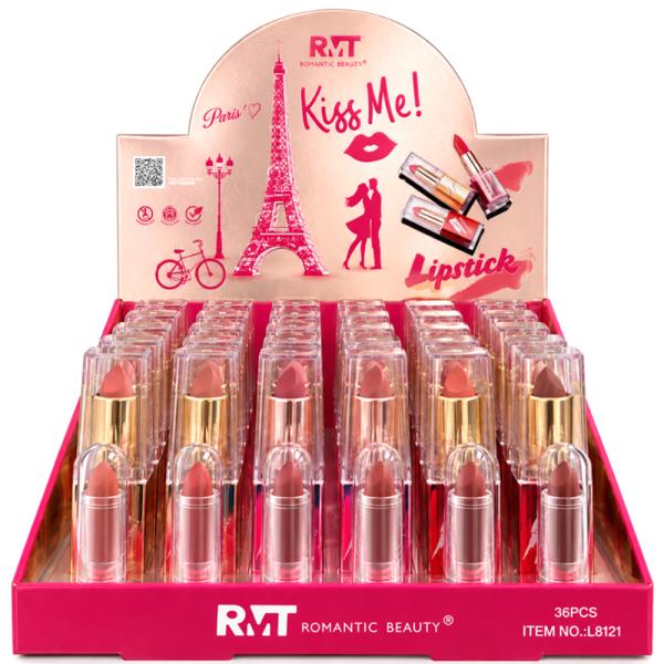 ROMANTIC BEAUTY PARIS KISS ME MATTE LIPSTICK NUDES (36 UNITS)
