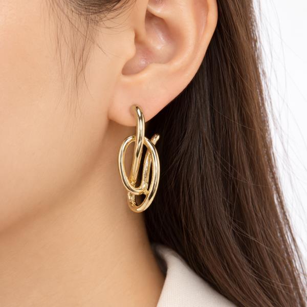 SODAJO Layered Oval Ring Dangle Earring