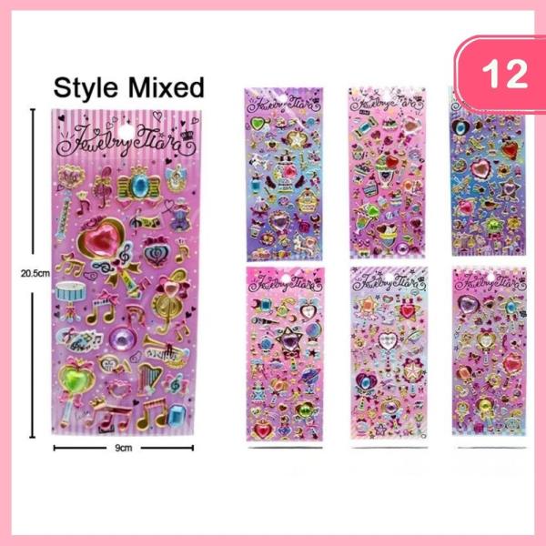 CUTE STICKERS (12 UNITS)
