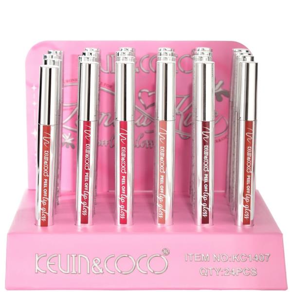 KEVIN AND COCO LUMINA KISS PEEL OFF LIP GLOSS (24 UNITS)